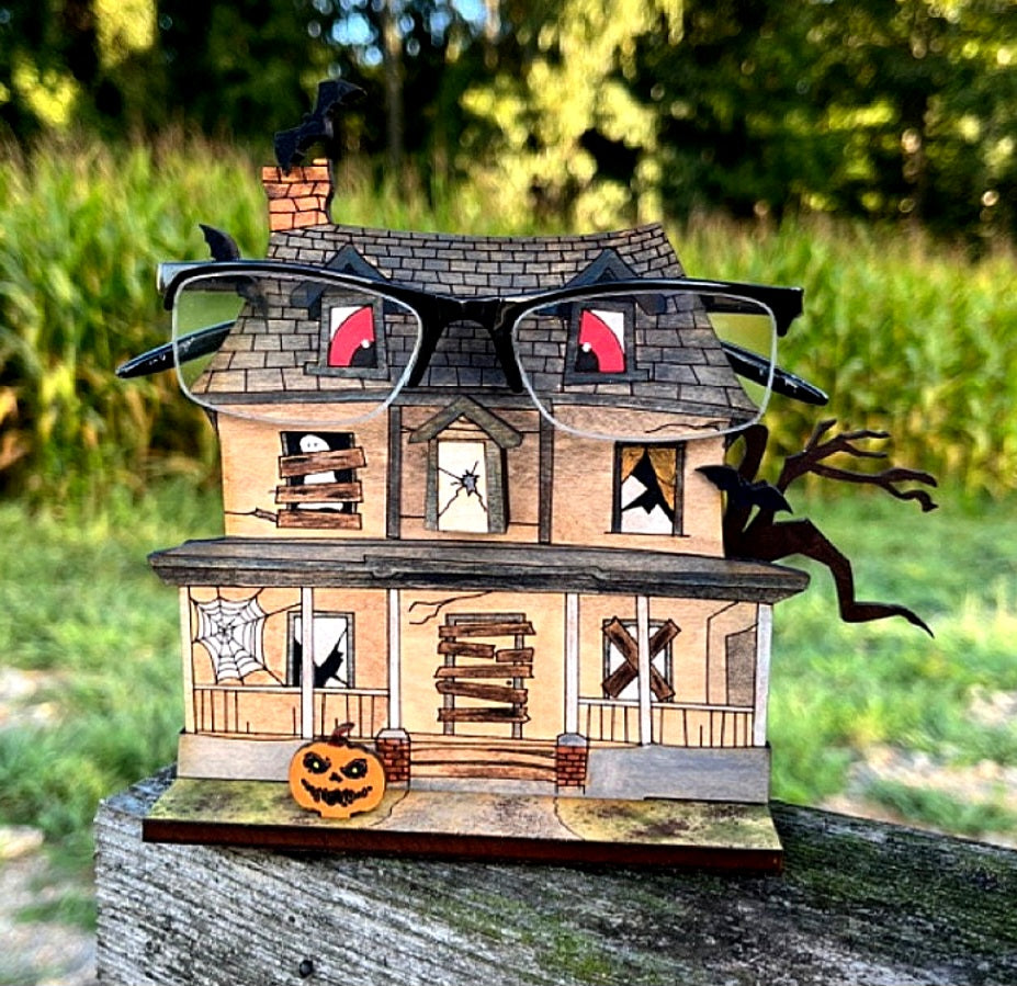 Haunted House Eyeglass Holder