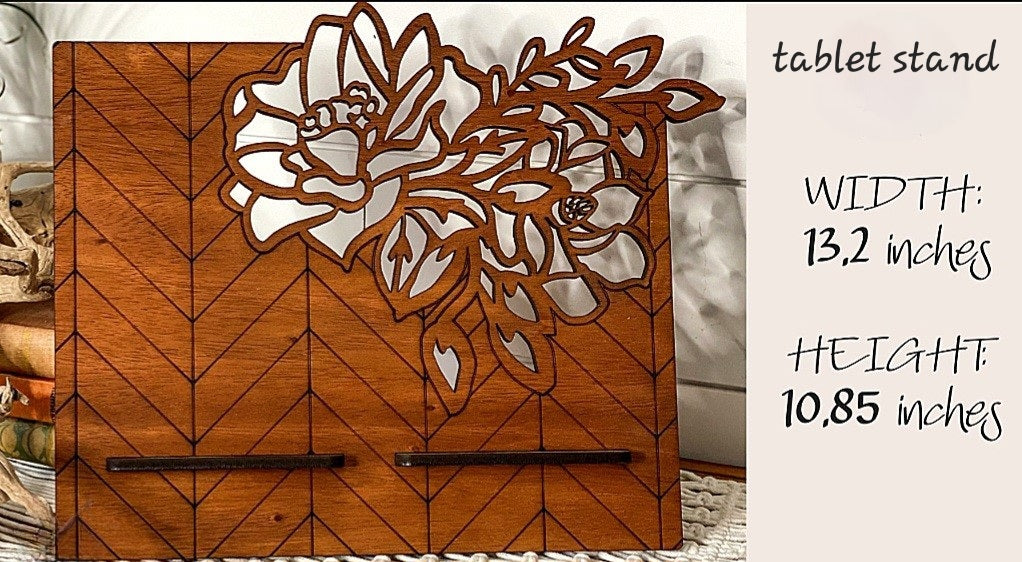 Floral wooden office suite