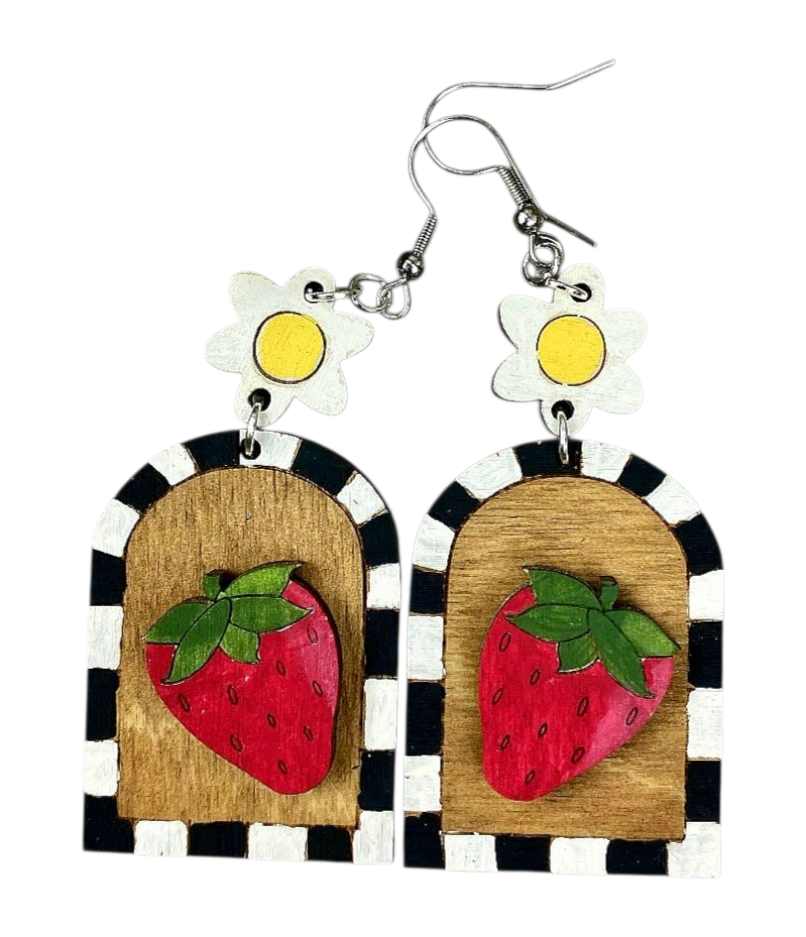 Strawberry Blossom Earrings