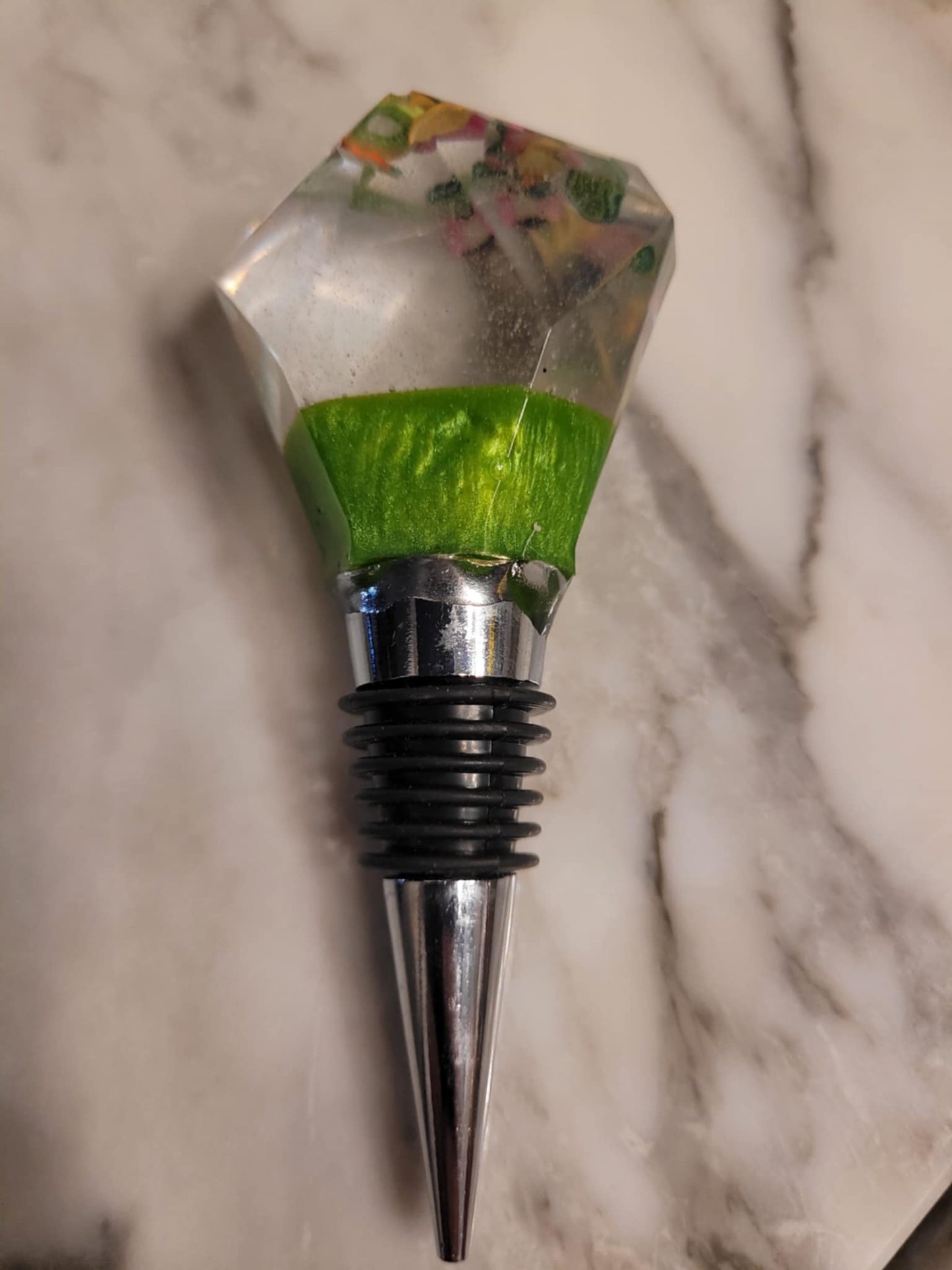 Fruit slice wine stopper