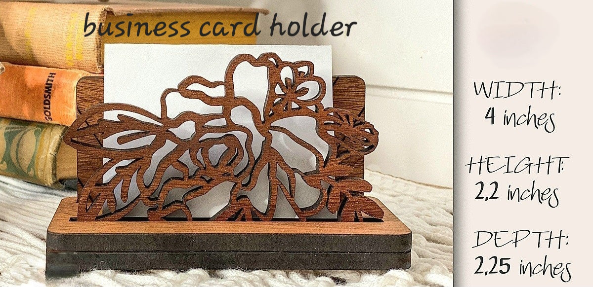 Floral wooden office suite