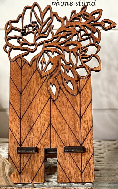 Floral wooden office suite