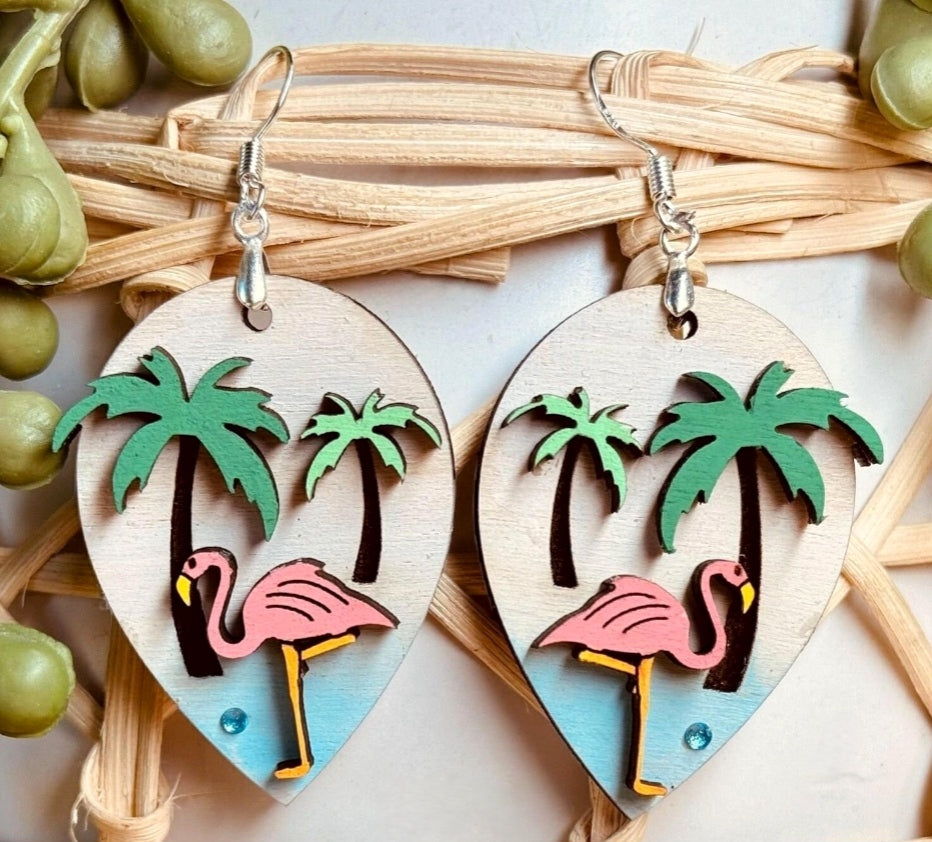 Palm & Plumage Earrings