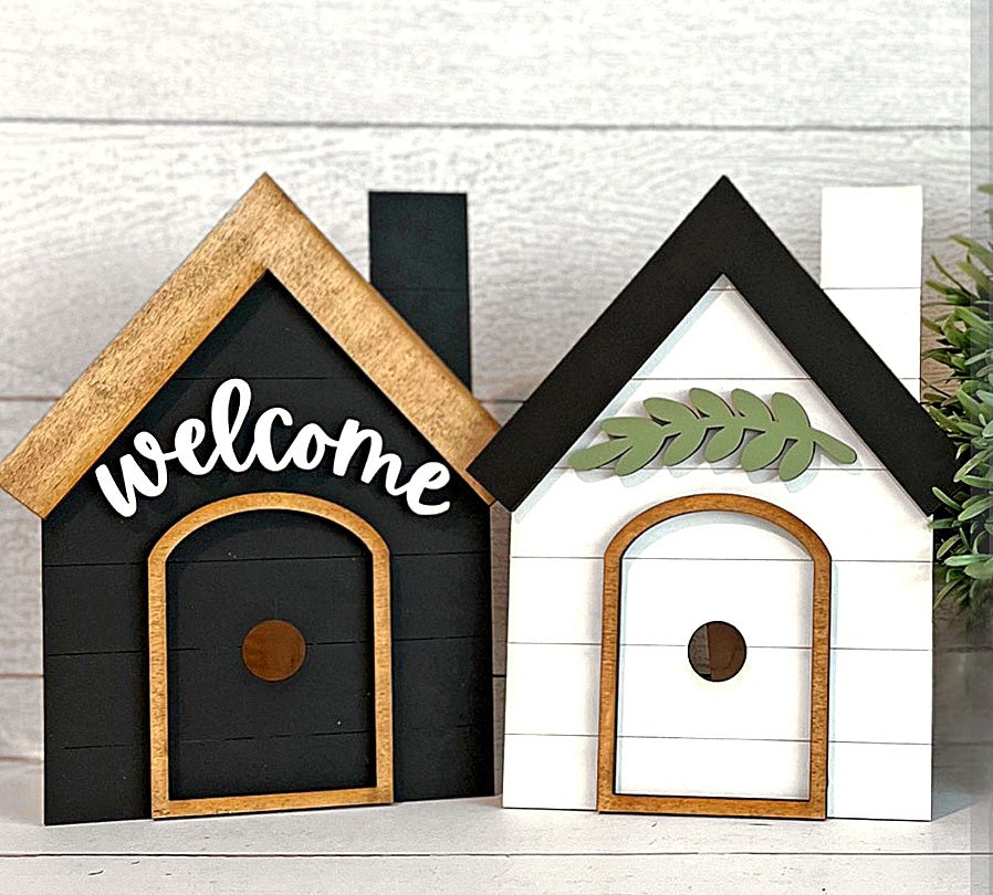 Interchangeable arch door home