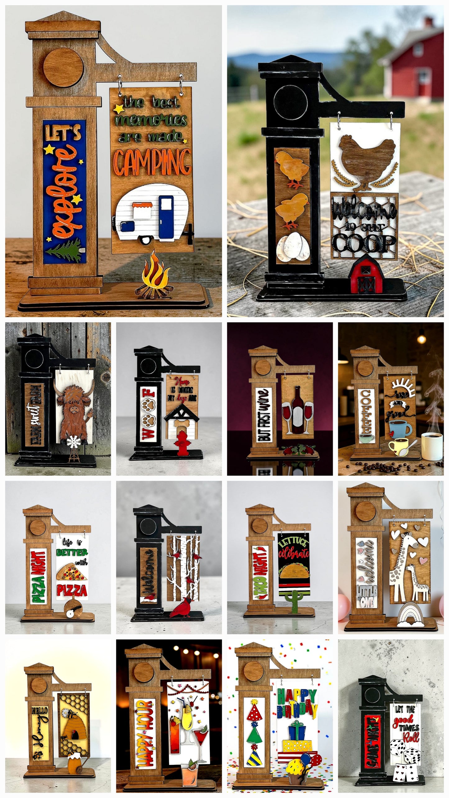 Interchangeable Post