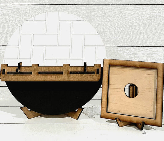 Circle interchangeable shelf sitter