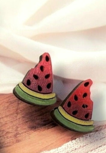 Sweet Summer watermelon earrings