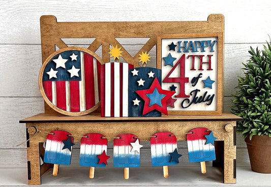 4th of july popsicle set for interchangeable bench (sold separately)