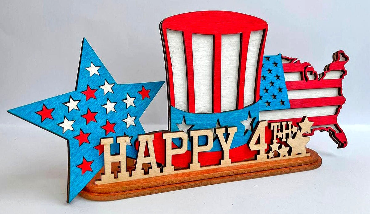4th of july inserts for the interchangeable stand