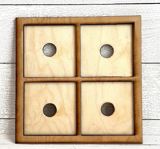 4 tile interchangeable leaner or wall mount